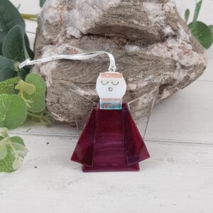 angel christmas tree decoration glass