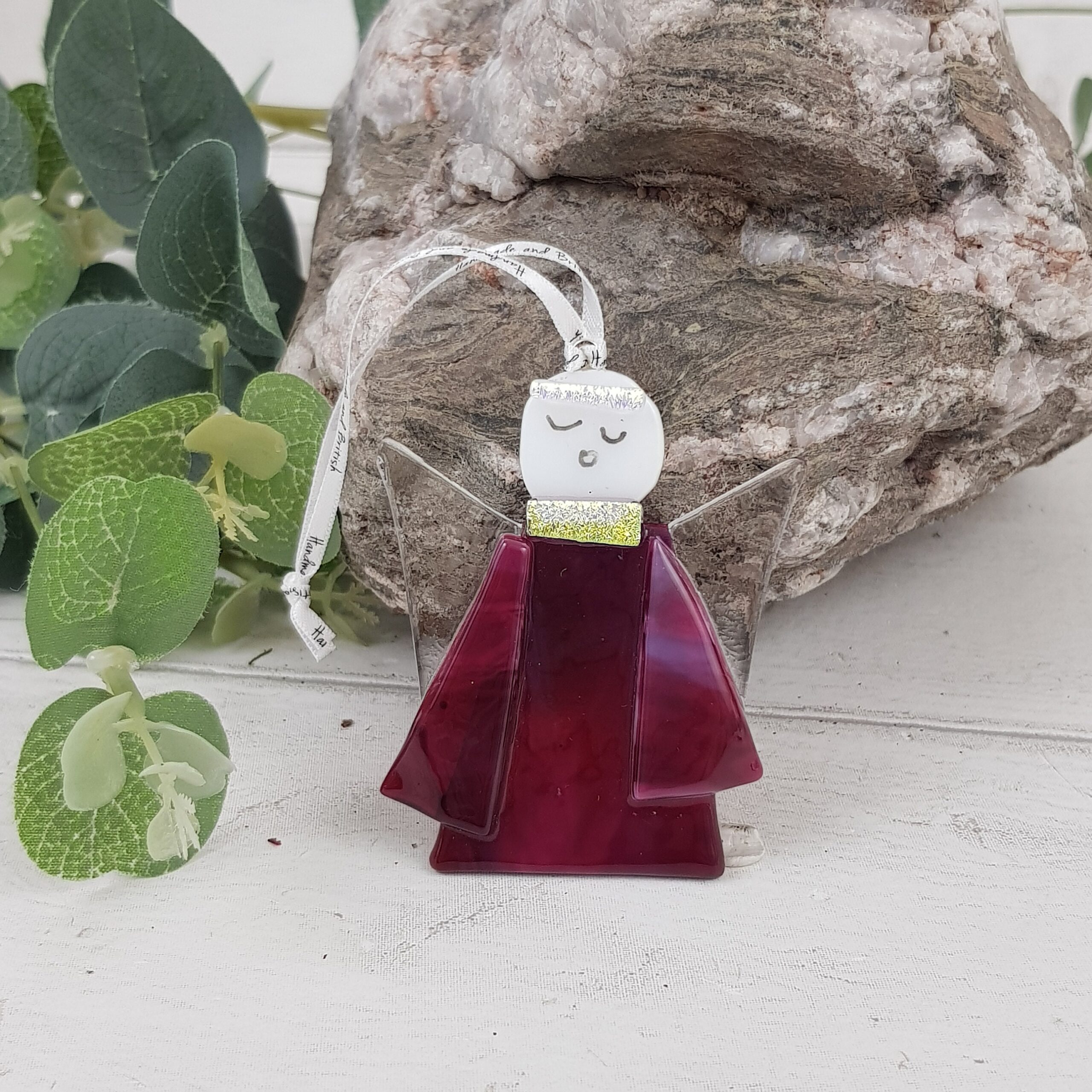 Angel Christmas Tree Decoration Glass - Image 7