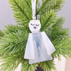 Angel Christmas Tree Decoration Glass