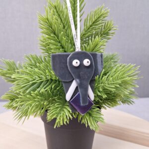 Elephant Decoration, Indian Elephant, African Elephant, Christmas Decoration, Elephant Ornament