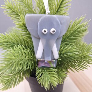 Elephant Decoration, Indian Elephant, African Elephant, Christmas Decoration, Elephant Ornament