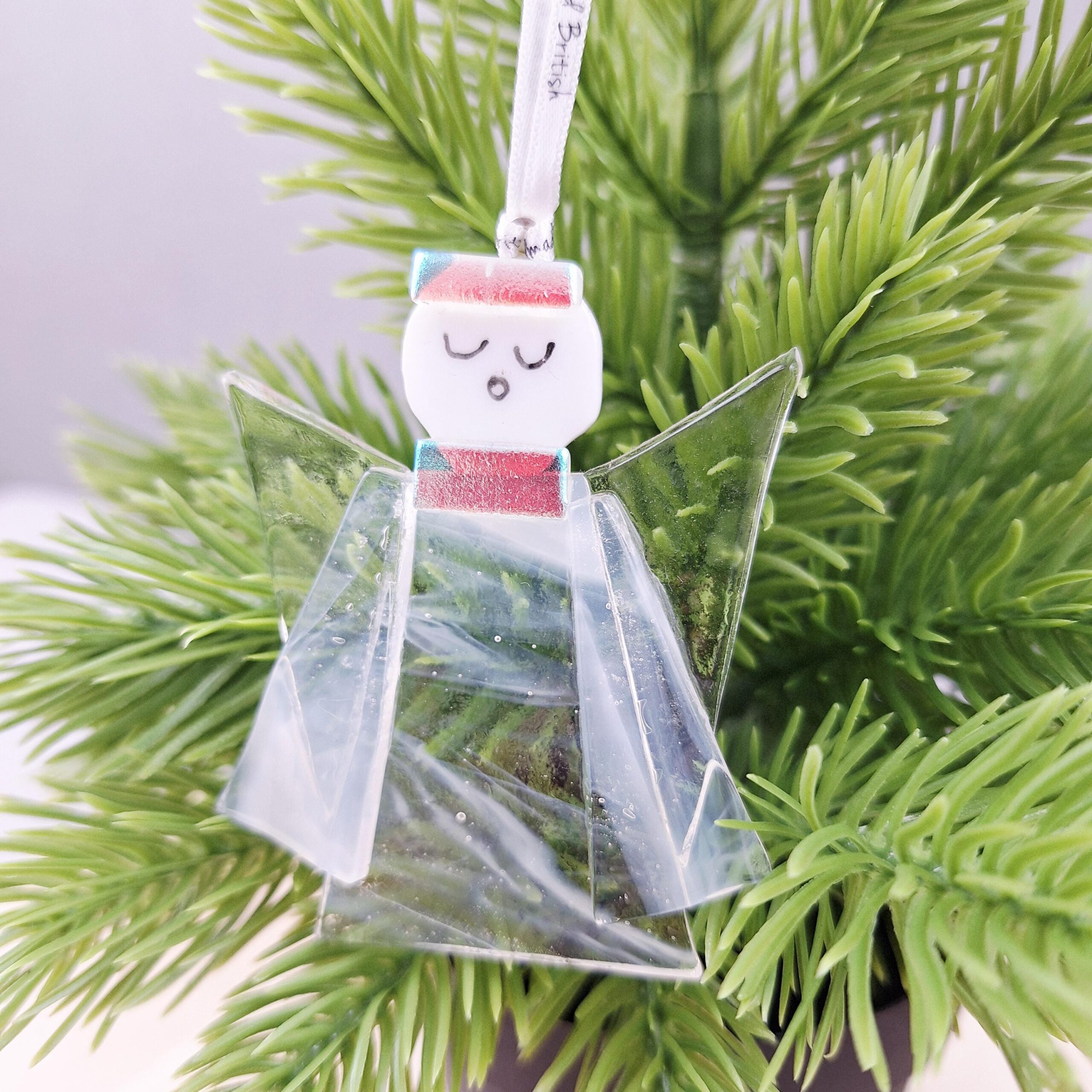 Angel Christmas Tree Decoration Glass - Image 10