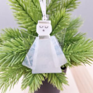 Angel Christmas Tree Decoration Glass