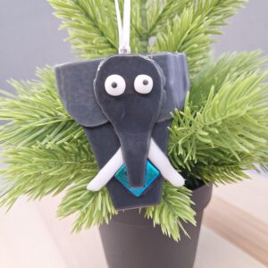 Elephant Decoration, Indian Elephant, African Elephant, Christmas Decoration, Elephant Ornament
