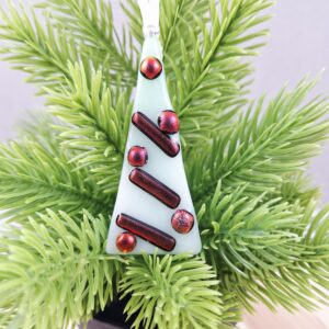 Fused Glass Christmas Tree Decoration