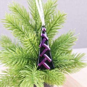 Fused Glass Christmas Tree Decoration